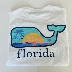 Vineyard Vines Mens XS Florida Sunset Short Sleeved Tee